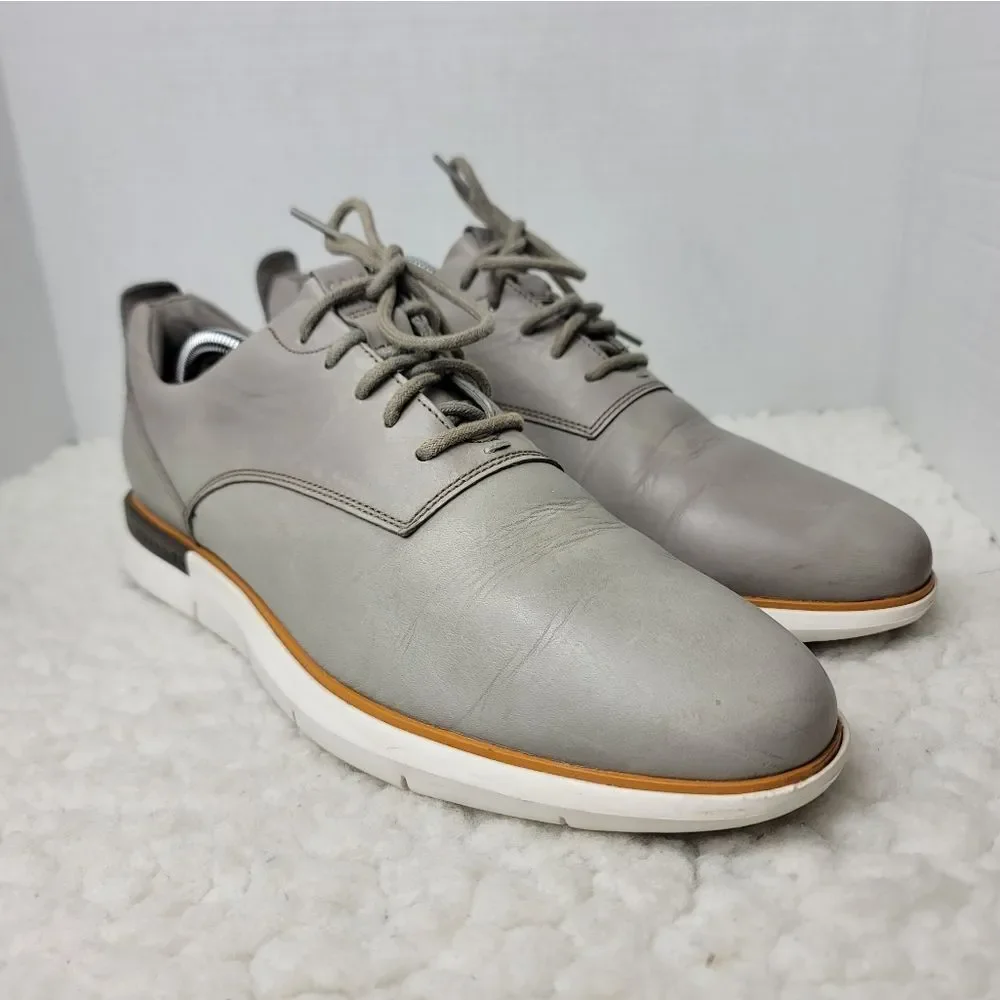 Cole Haan Grand Horizon II Men's Size 10.5 Gray Lace Up Casual Shoes C27726